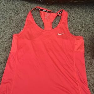 Pink Nike Dri-Fit tank top